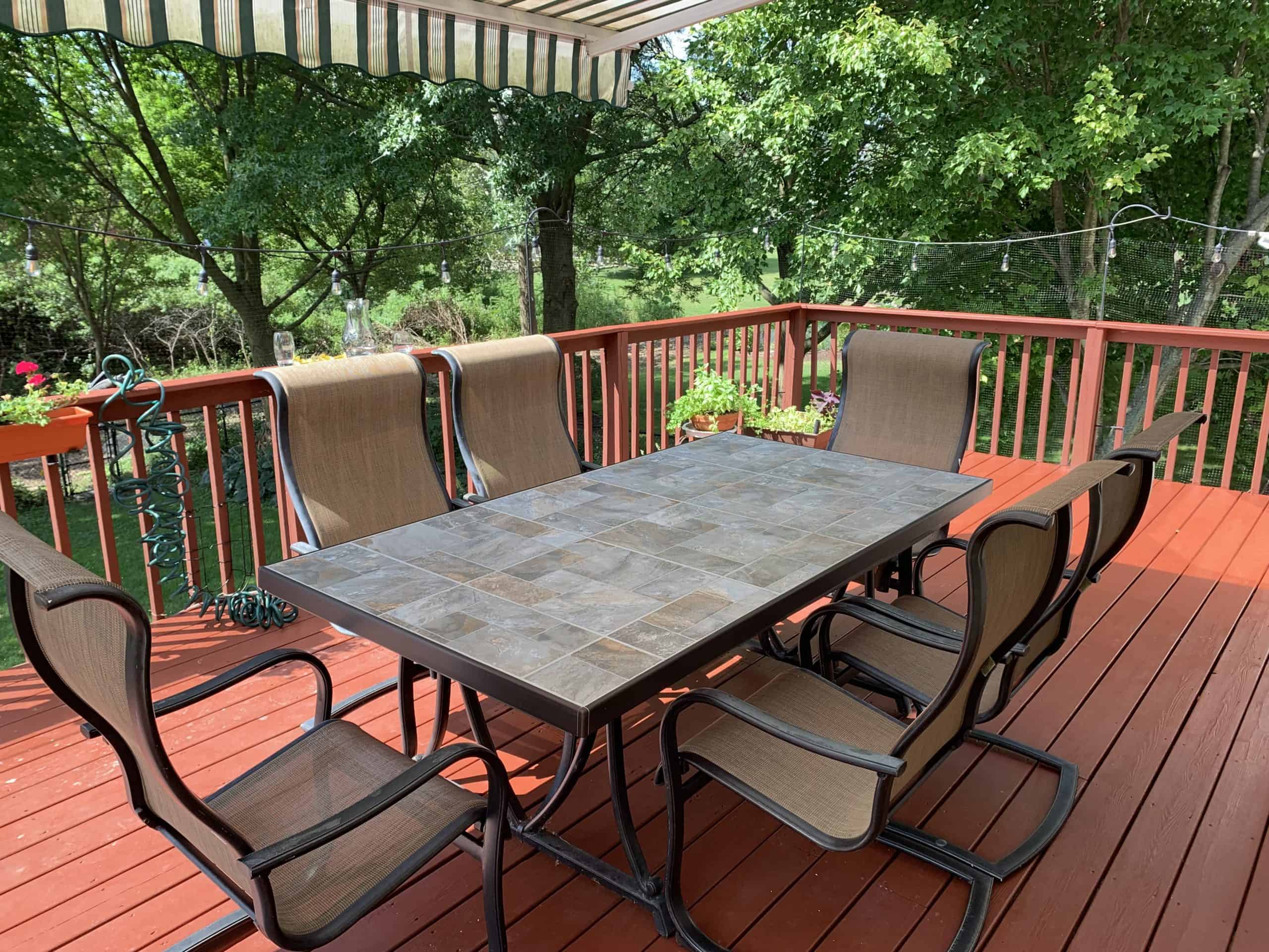 Prospectile inc Tile Accents Installation - Patio Table