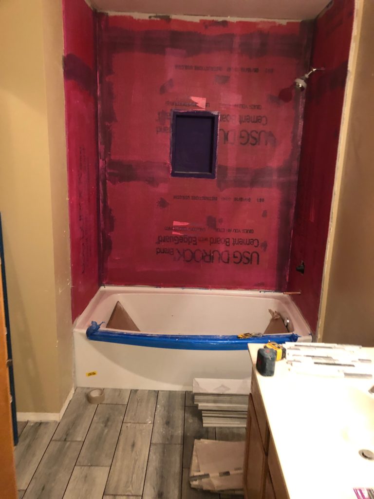 Process Bathroom Remodeling - Waterproofing